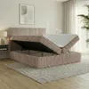 Boxspringbett RALF  200 x 200 cm mit Bettkasten, Topper und Produktbild-Vorschau 3