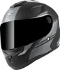 FC-Moto FF114B Zeron Helm, schwarz matt/grau/weiß, M Produktbild-Vorschau 1