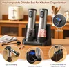 Salz und Pfeffermühlen elektrisch, 2er Set Gewürzmühle Produktbild-Vorschau 4