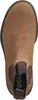 Top-down view of a brown leather boot. Podgląd zdjęcia produktu