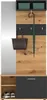 Urbino Garderobe mit Spiegel und 3 Haken, 90 cm breit, Produktbild-Vorschau 4