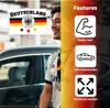 2x Autofahnen Adler Autoflagge Deutschland Auto Autofahne Produktbild-Vorschau 3