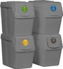 Prosperplast Sortibox Recycling-behälter 80l 4 Einheiten Produktbild-Vorschau 9
