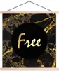 MuchoWow® Textilposter Angebot - Frei - Schwarz - Marmor Produktbild-Vorschau 1