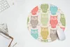 MuchoWow® Mauspad Mousepad Muster - Eule - Vögel 50x50 cm - Produktbild-Vorschau 5