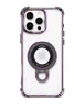 MagSafe Handyhülle für iPhone 11 Transparent Lila mit Ring Produktbild-Vorschau 2