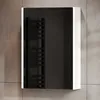Planetmöbel Spiegelschrank 50 cm Weiß – Eleganter Produktbild-Vorschau 2