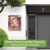 banjado Design Briefkasten Stahl schwarz mit Zeitungsfach Produktbild-Vorschau 5