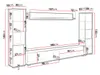 Armoire murale moderne avec éclairage LED ROSALIO XL – Voir les images du produit 5