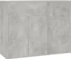 vidaXL Credenza grigio cemento 88x30x70 cm materiale a base Anteprima dell’immagine prodotto 8