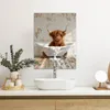 MuchoWow© Wanddeko 50x70 cm - Badezimmer Bilder Produktbild-Vorschau 5