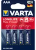 1x4 Varta Longlife Max Power Micro AAA LR 03 Produktbild-Vorschau 3