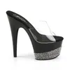 ADORE-701-3 Damen Slipper von Pleaser, Transparent EU 36, Produktbild-Vorschau 5