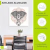 ARTland Wandbild Alu für Innen & Outdoor Vintage Mandala Produktbild-Vorschau 3