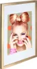 3er 5er Set Holz Bilderrahmen Lifestyle Plexi Foto Rahmen Produktbild-Vorschau 3