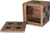 vidaXL Aufbewahrungskiste Mindi-Holz 40 x 40 x 40 cm Produktbild-Vorschau 6