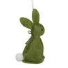 Clayre & Eef Oster-Anhänger Kaninchen 10 cm Grün Baumwolle Produktbild-Vorschau 2