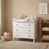 Wickelaufsatz Wickeltisch Kommode Weiß Matratze 50 cm mit Produktbild-Vorschau 10