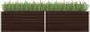 vidaXL Garten-Hochbeet Braun 320 x 80 x 77 cm Verzinkter Produktbild-Vorschau 8