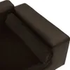 Pohovka pro psy hnědá 81x43x31 cm Plyš a umělá kůže Náhled obrázku produktu 4