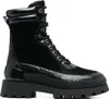Michael Kors Rowan Lace Up Bootie czarny czarny A0210363 Podgląd zdjęcia produktu 6