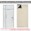 82x204cm Beige Blackout termico Porta Tenda Occhielli Anteprima dell’immagine prodotto 4