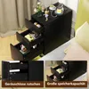 Table de nuit avec éclairage LED avec 3 tiroirs 63x50x30cm Voir les images du produit 4