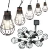 Víla světla solární zahrada 3,8M 10 teplé bílé LED solární Náhled obrázku produktu 3