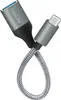LogiLink USB-C > USB 3.2 (ST-BU) 0,15m Adapter Grau Produktbild-Vorschau 4