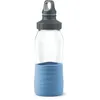 EMSA Glas Trinkflasche Drink2Go, 500 ml , blau Produktbild-Vorschau 2