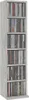 vidaXL Armoire à CD gris béton 21x20x88 cm Bois composite Voir les images du produit 3
