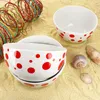 Pula czerwone kropki 6x miska na płatki Ø14cm 400ml Podgląd zdjęcia produktu 2