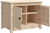 vidaXL Couchtisch 71x49x55 cm Massivholz Kiefer Produktbild-Vorschau 7