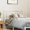 Ersatz-Kopfteil Metall Weiß 107 cm Produktbild-Vorschau 2