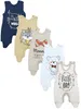 TupTam Baby Unisex Strampler mit Aufdruck Spruch 5er Pack, Produktbild-Vorschau 1