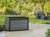 KETER Cortina Boîte de rangement 380 l, gris/anthracite Voir les images du produit 9