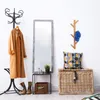 Relaxdays Wandgarderobe aus Bambus, 6 Haken, Garderobe, Produktbild-Vorschau 2