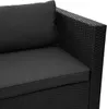 Poly-Rattan Garnitur HWC-F57, Balkon-/Garten-/Lounge-Set Produktbild-Vorschau 3