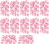 A collection of artificial flower wall panels arranged in a grid. Podgląd zdjęcia produktu