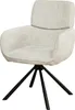 riess-ambiente Drehbarer Retro Stuhl UNIQUE champagner Produktbild-Vorschau 1
