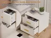 INONEFT, set di 2 comodini, mobiletto notte con 2 cassetti, Anteprima dell’immagine prodotto 3