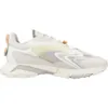 A side view of a white and beige Lacoste sneaker. Produktbild-Vorschau