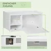 PawHut Katzenschrank für Katzentoilette Katzenklo Produktbild-Vorschau 6