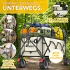 Chariot pliable TRESKO® 300 L avec frein, beige | Chariot à Voir les images du produit 3