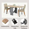 Klapptisch - 174 x 80 x 75 cm, multifunktionaler Esstisch Produktbild-Vorschau 3