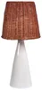 BELIANI Tischlampe mit weißem Keramikfuß und Produktbild-Vorschau 1