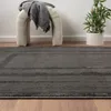 Teppich Wohnzimmer Schlafzimmer Modern Hoch&Tief Bordüre Produktbild-Vorschau 6