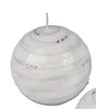 Bollweg/Formano Kerze Kugelkerze Spirale  weiss/silber 6cm Produktbild-Vorschau 1