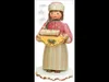 Hubrig Räuchermann / Räucherfrau Stollenmädchen Produktbild-Vorschau 1