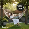 Gerdo | Hängematte XXL - 260x150 cm - Beige - Stabil, Produktbild-Vorschau 6